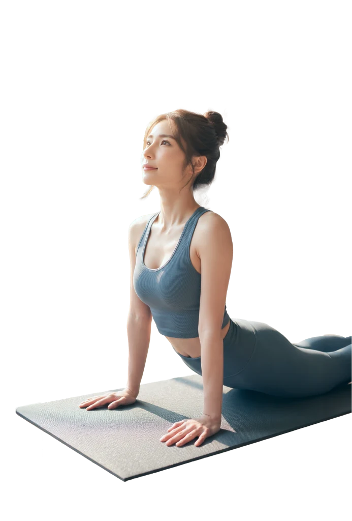 トレーニングをする女性